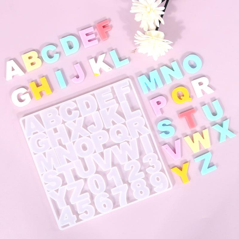 Resin Art Work - Cetakan Silikon Resin Epoksi Alfabet Cetakan