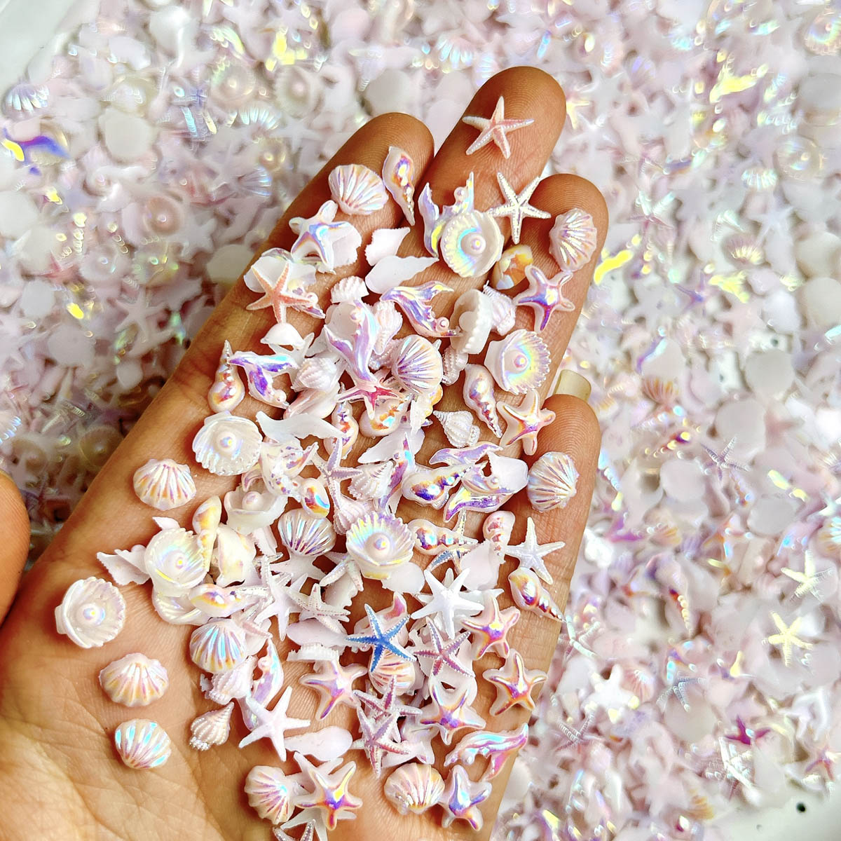 Resin Art Ocean - 30PCS 3D Ocean Series Resin Nail
