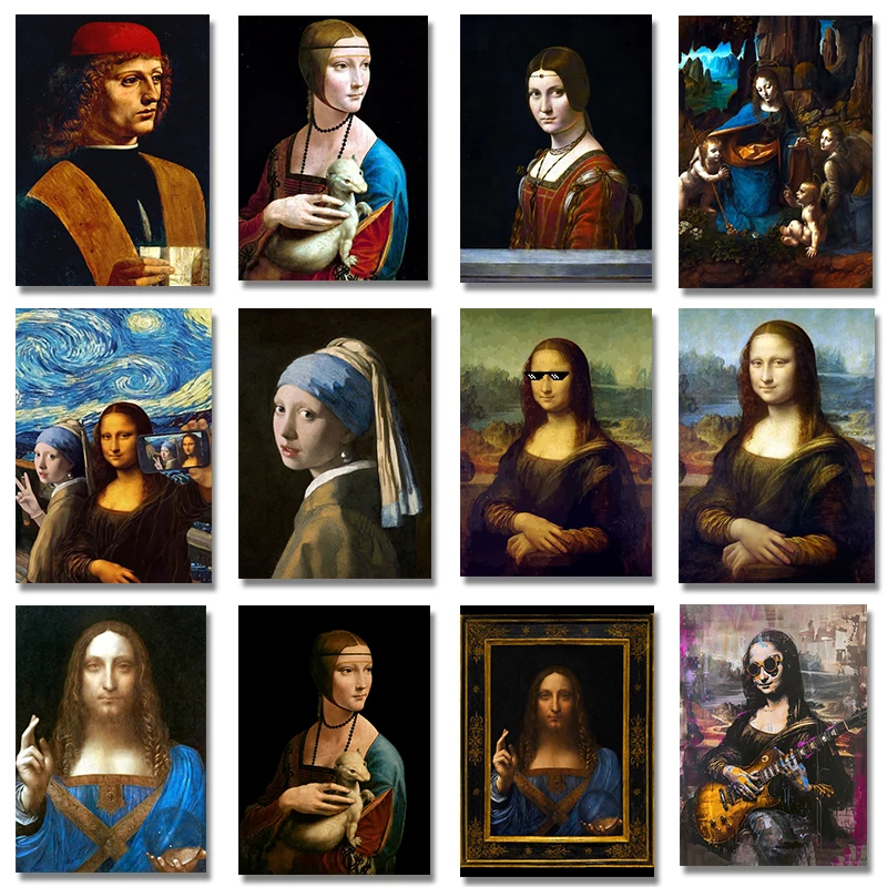 Resin Art Work - Karya Seni Terkenal Leonardo Da Vinci