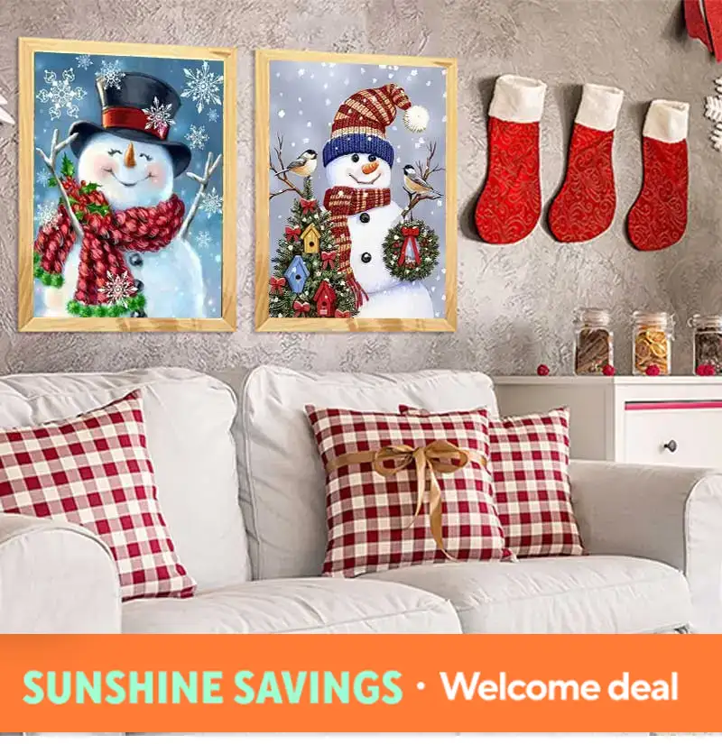 Lukisan Berlian Natal Latar Be - Background Resin Art ulasan dan harga