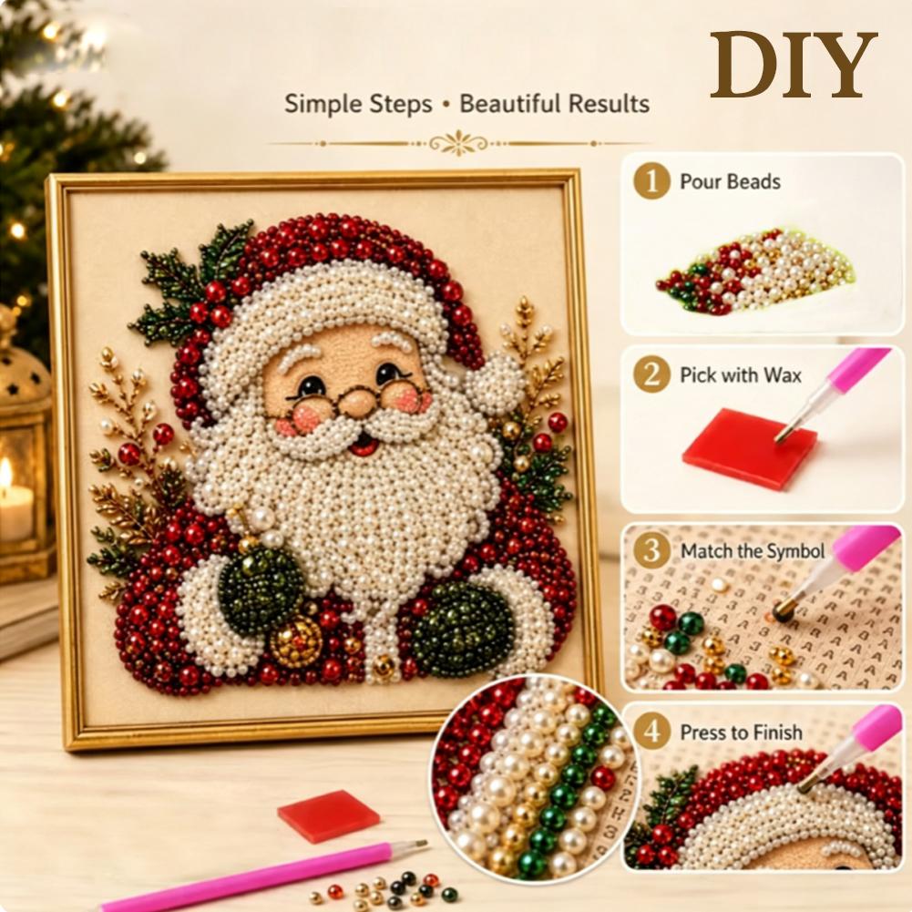 Kit Seni Mutiara Santa Claus N - Resin Art Kit ulasan dan harga