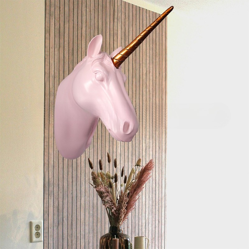 Seni Dinding Kepala Kuda Unico - Background Resin Art ulasan dan harga