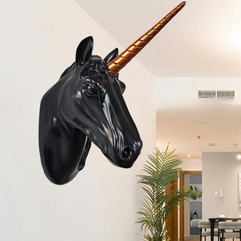 Seni Dinding Kepala Kuda Unico - Background Resin Art ulasan dan harga