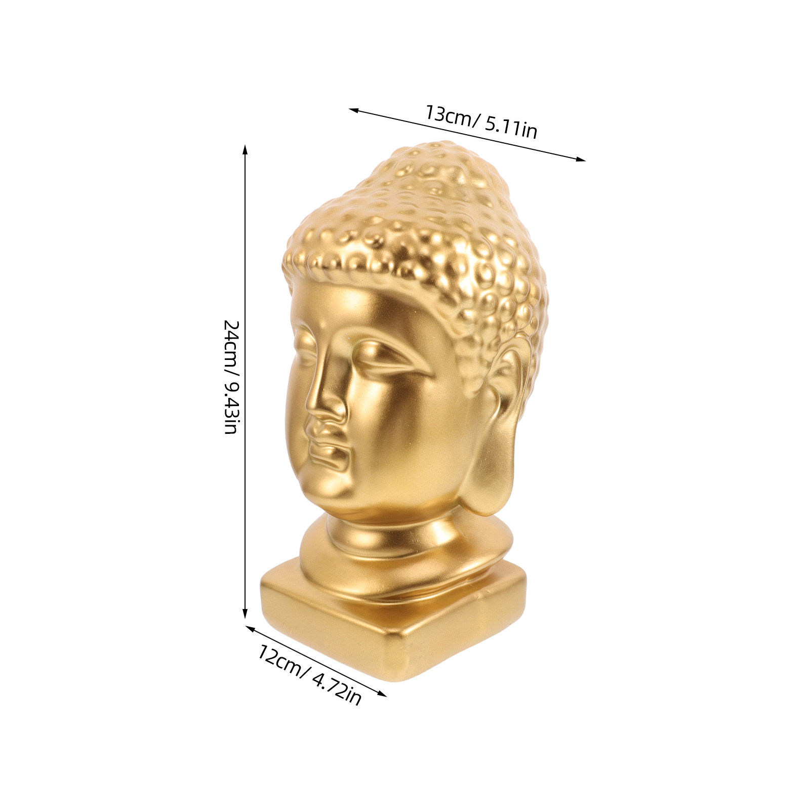 Patung Kepala Buddha Resin, Pa - Resin Art Home Decor ulasan dan harga
