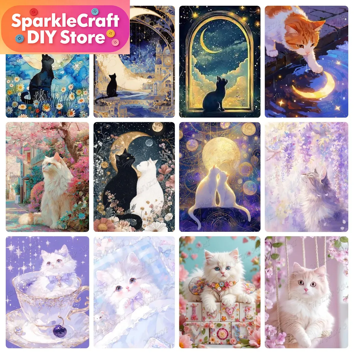 Kit Lukisan Berlian 5D DIY Mot - Resin Art Work ulasan dan harga