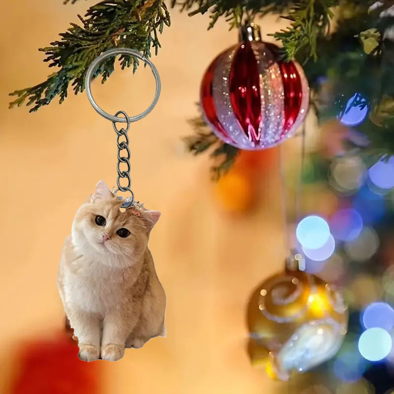 Gantungan kunci kucing hitam d - Resin Art Keychain Design ulasan dan harga
