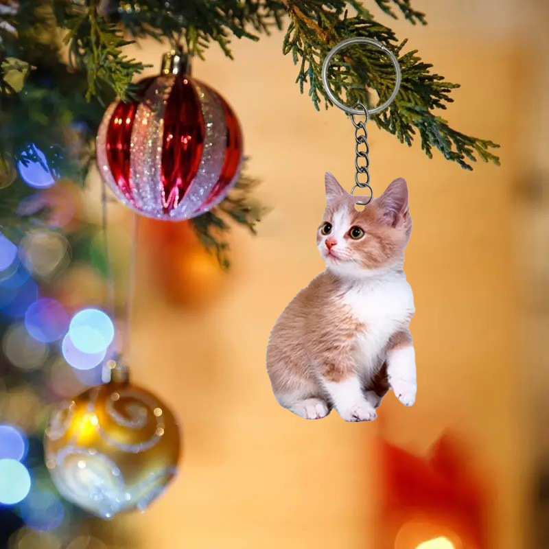 Gantungan kunci kucing hitam d - Resin Art Keychain Design ulasan dan harga