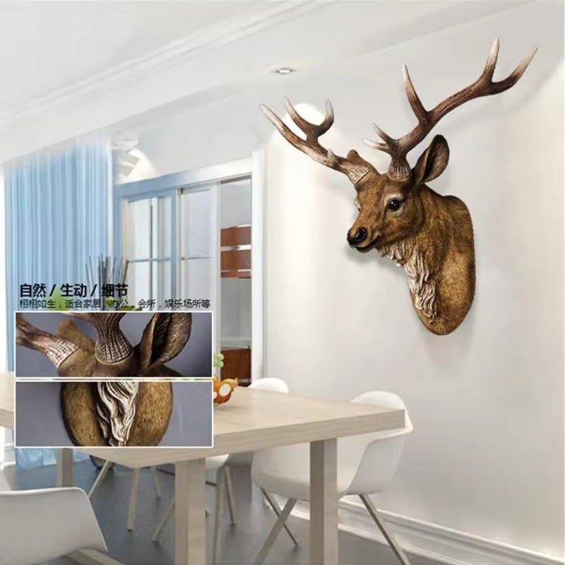 Dekorasi Dinding Kepala Rusa A - Background Resin Art ulasan dan harga