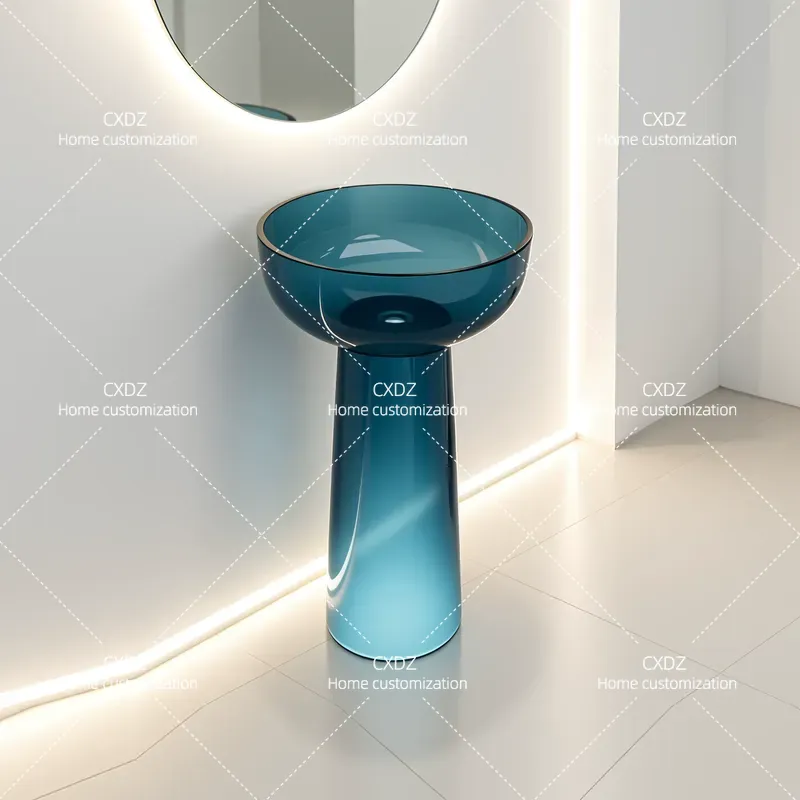 Wastafel Kolom Terintegrasi da - Resin Art Floor ulasan dan harga