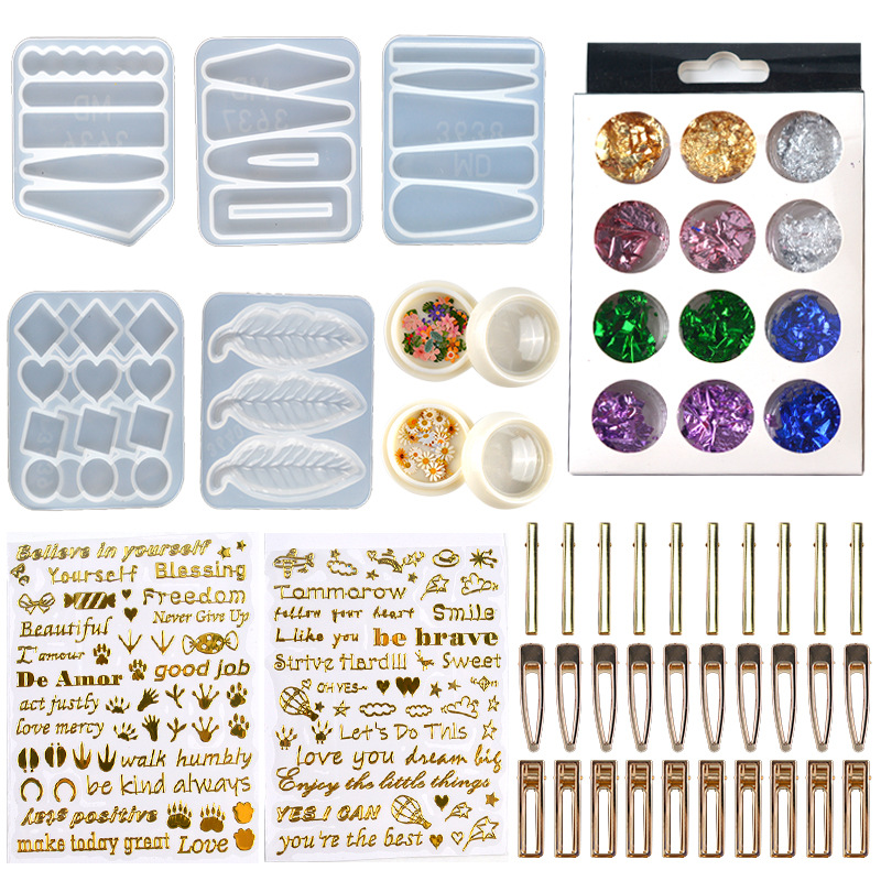 DIY Epoksi Resin Jepit Rambut  - Resin Art Work ulasan dan harga