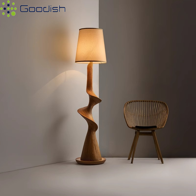 Lampu Lantai LED Kayu Lengkung - Resin Art Floor ulasan dan harga