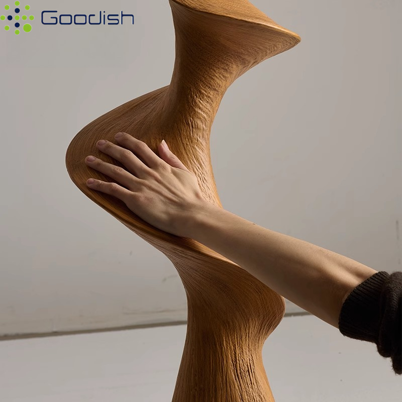 Lampu Lantai LED Kayu Lengkung - Resin Art Floor ulasan dan harga