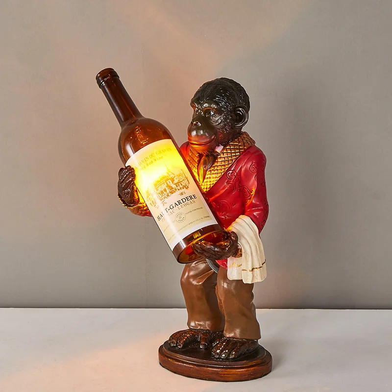 Lampu Monyet Retro Lampu Meja  - Resin Art Floor ulasan dan harga