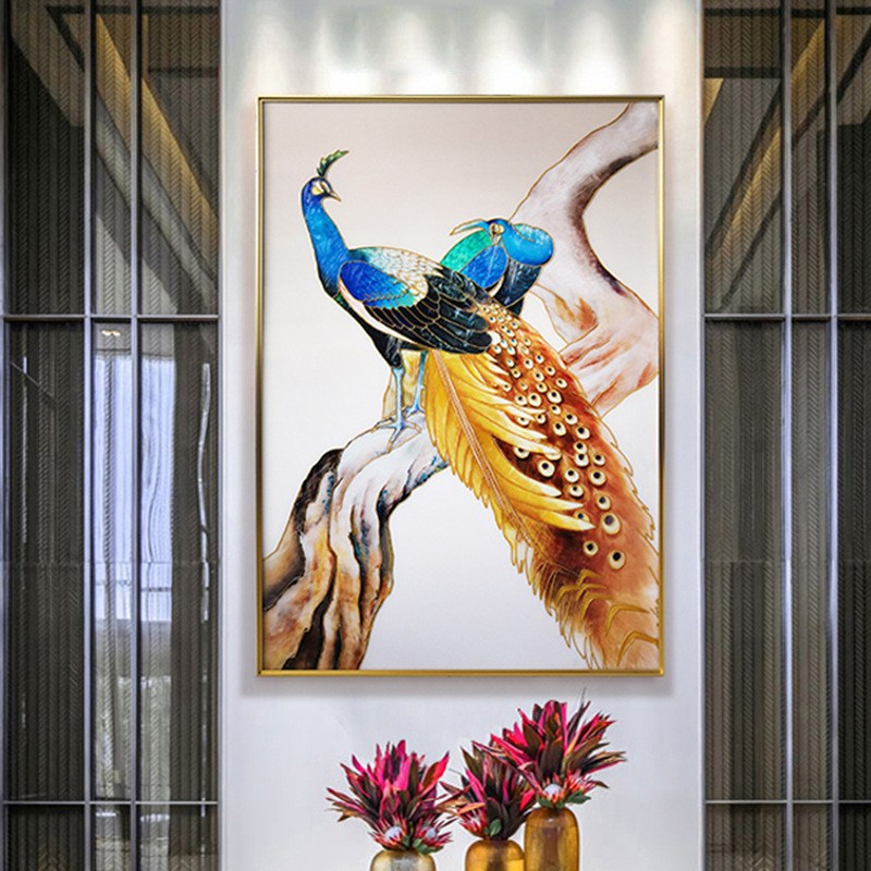Lukisan Dinding Seni Burung Me - Background Resin Art ulasan dan harga
