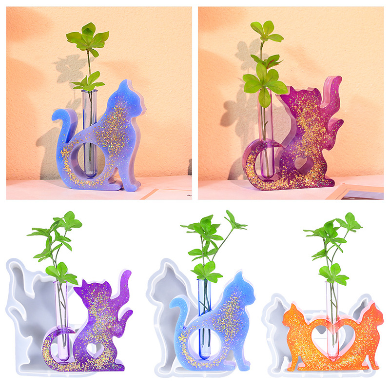 Cetakan Resin berbentuk kucing - Resin Art Work ulasan dan harga