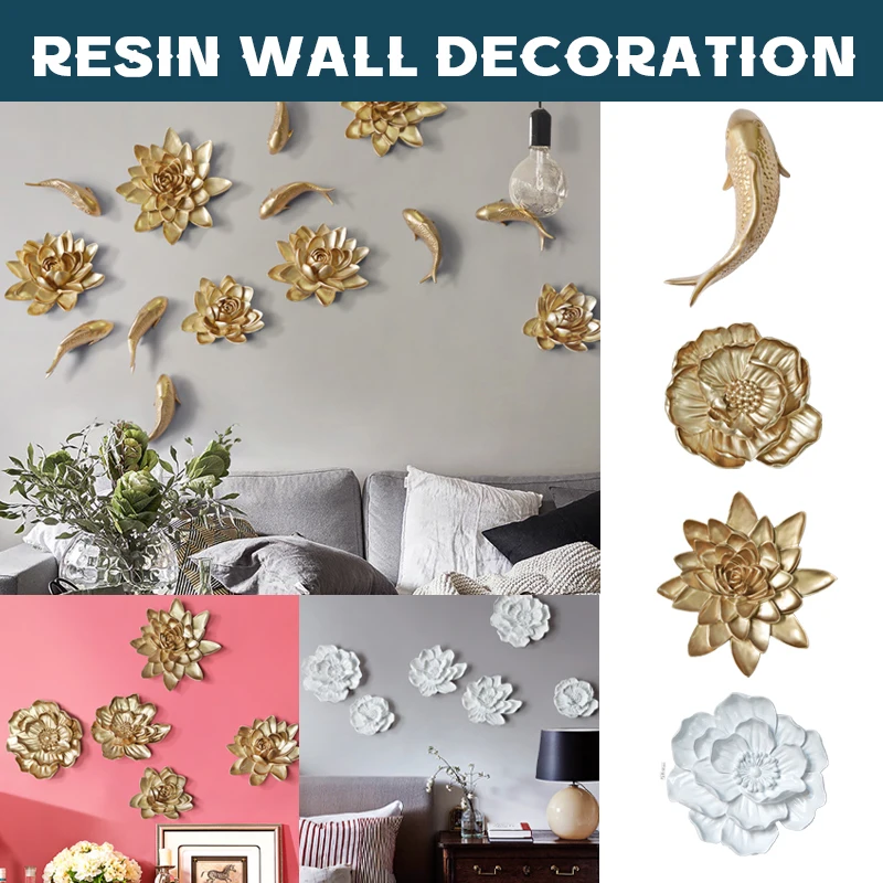 Hiasan Dinding Bunga Teratai P - Background Resin Art ulasan dan harga