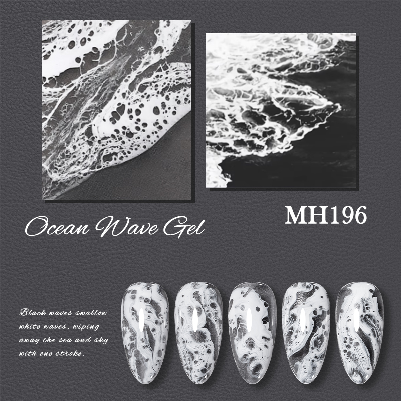 10ml Gel Nail Polish Semi-Perm - Resin Art Ocean ulasan dan harga