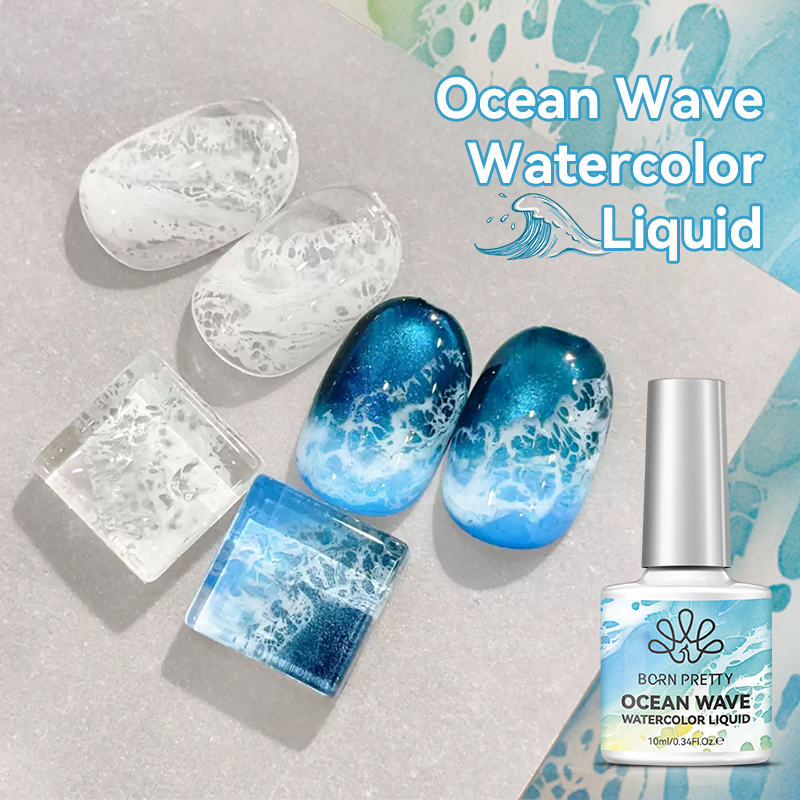 BORN PRETTY 10ml Gel Nail Poli - Resin Art Ocean ulasan dan harga
