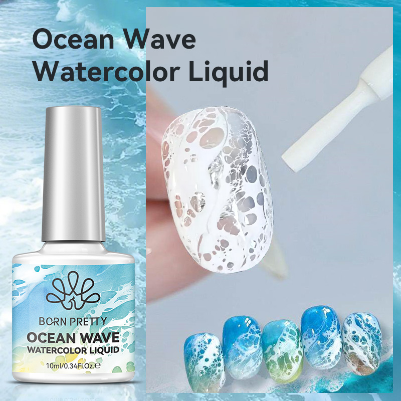 BORN PRETTY 10ml Gel Nail Poli - Resin Art Ocean ulasan dan harga