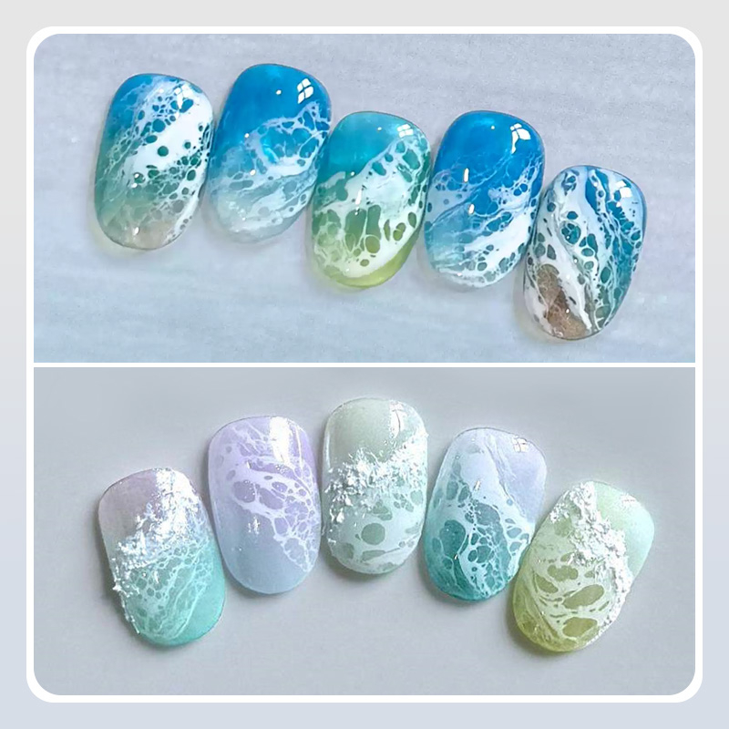BORN PRETTY 10ml Gel Nail Poli - Resin Art Ocean ulasan dan harga