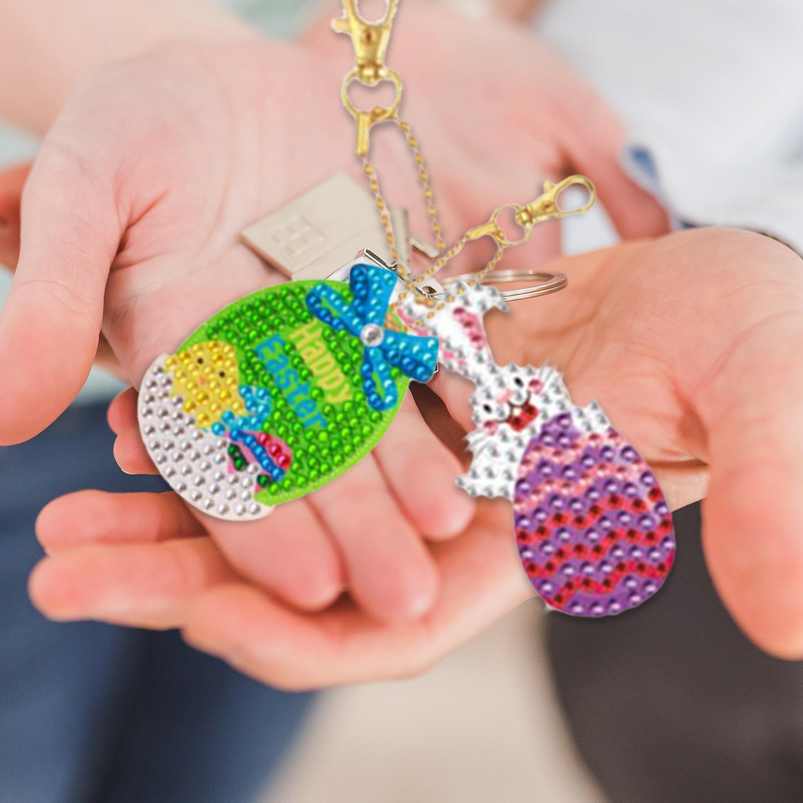Gantungan Kunci Lukisan Berlia - Resin Art Keychain Design ulasan dan harga
