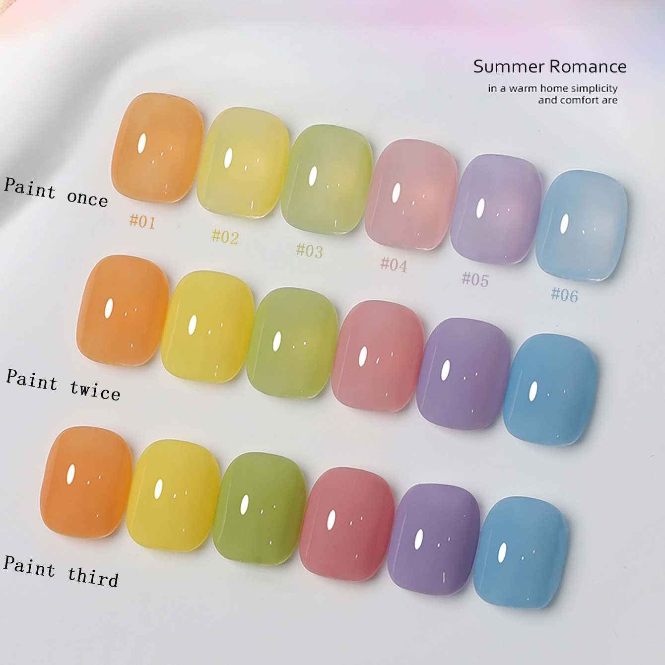 1-6 Buah PSK Cat Kuku Gel Oran - Resin Art Equipment ulasan dan harga