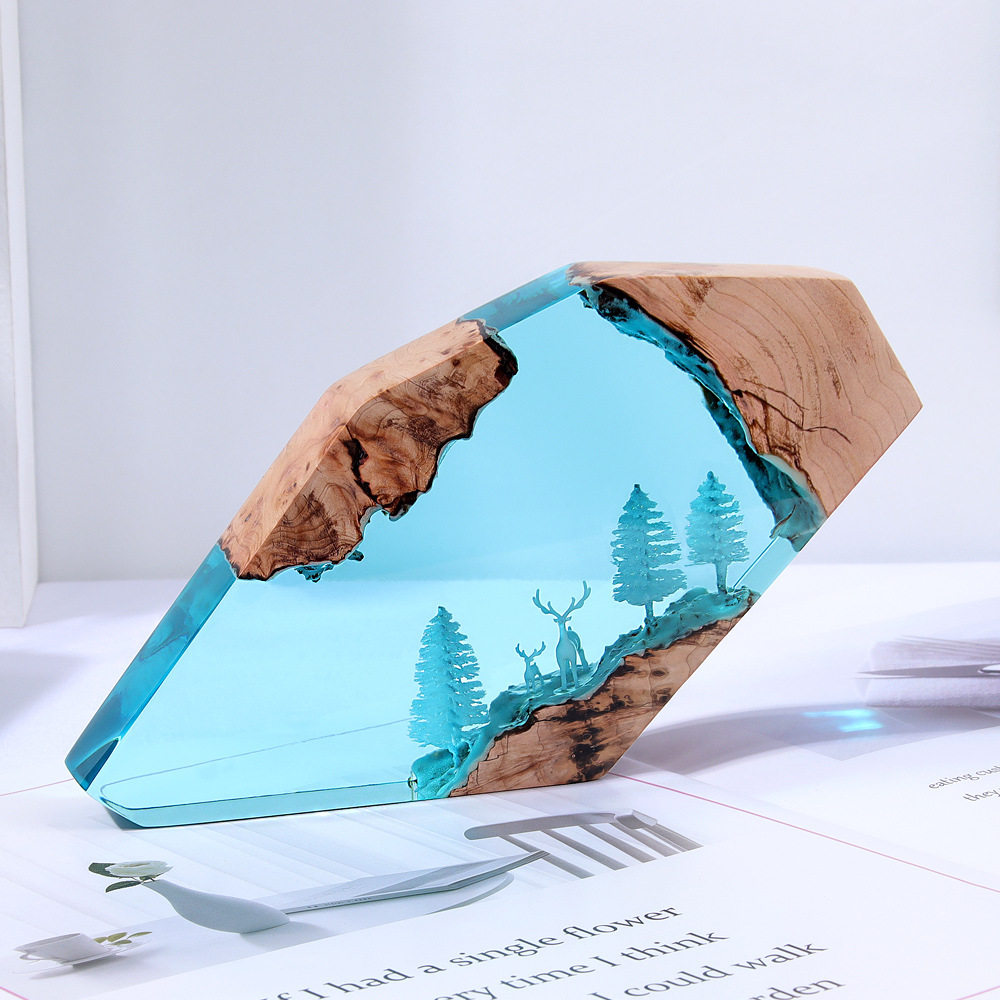 Ornamen Meja Peri Hutan Rusa,  - Resin Art Home Decor ulasan dan harga