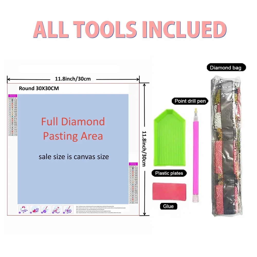 Kit Lukisan Berlian 5D Ikan Wa - Resin Art Home Decor ulasan dan harga