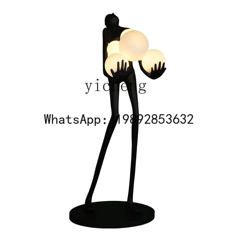 Patung humanoid T4, dekorasi b - Resin Art Floor ulasan dan harga